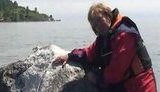 Витренко отдыхает на Байкале: Я зарядилась энергией Шаман-камня. ВИДЕО.