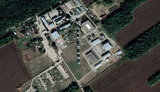 Part of Zvezda space reconnaissance system in Stavropol Krai of Russian Federation