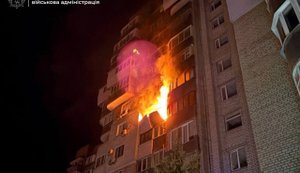 Росія атакувала Кропивницький і Запоріжжя: постраждала людина, спалахнули пожежі. ФОТО