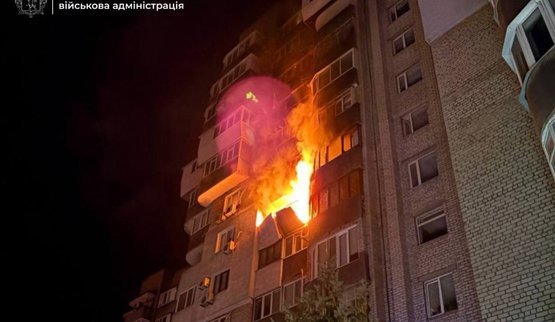 Россия атаковала Кропивницкий и Запорожье: пострадал человек, вспыхнули пожары. ФОТО