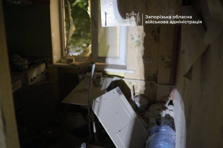Обстріли Запоріжжя зранку 10 довтня