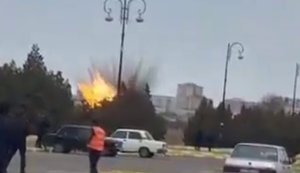 Иранский БПЛА атаковал аэропорт в Азербайджане. ВИДЕО