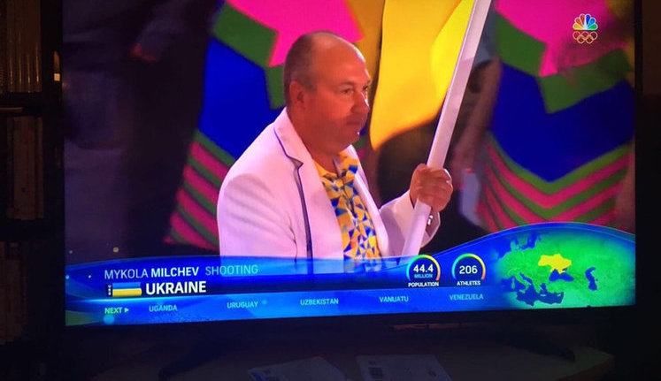 Во время трансляции открытия Олимпиады Крым "вернули" Украине. ФОТО