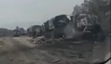 ВСУ показали уничтоженную в Херсонской области колонну артиллерии войск РФ. ВИДЕО
