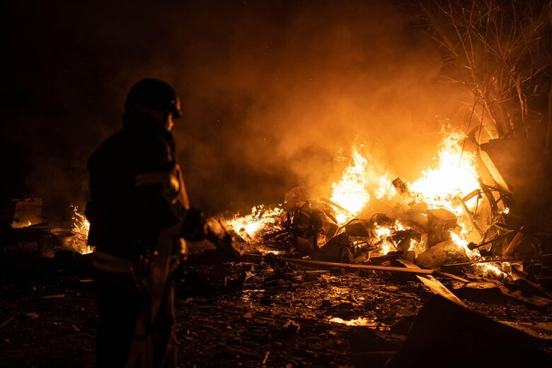 Ліквідація наслідків ворожої атаки на Київ 02
