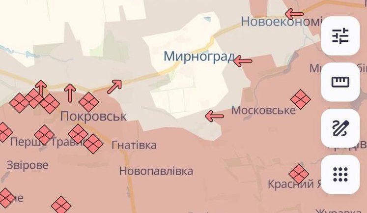 Ruscists occupy five settlements in Donetsk region and gain ground in Siversk, Myrnohrad and near Pokrovsk – DeepState. MAP