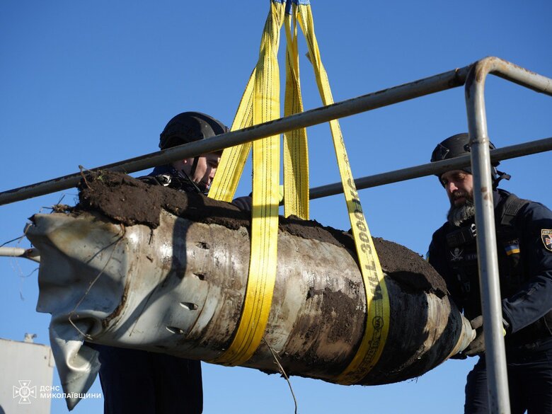 FAB-500 aerial bomb in Mykolaiv region