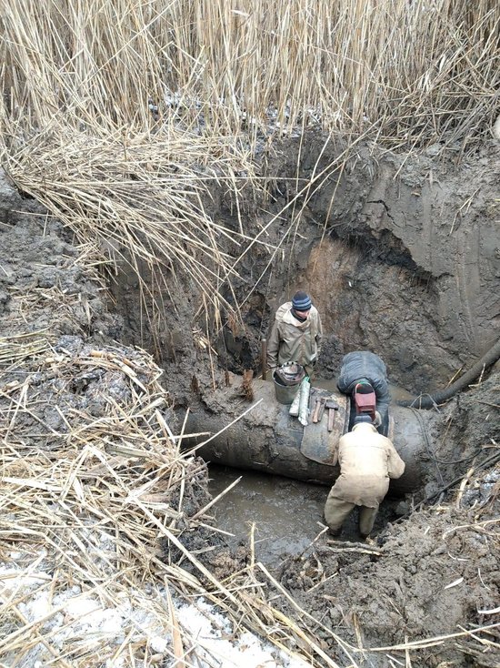 Ремонт водопроводу Горлівка-Торецьк завершено, розпочато подачу води 02 Ремонт водопроводу Горлівка-Торецьк завершено, розпочато подачу води 02