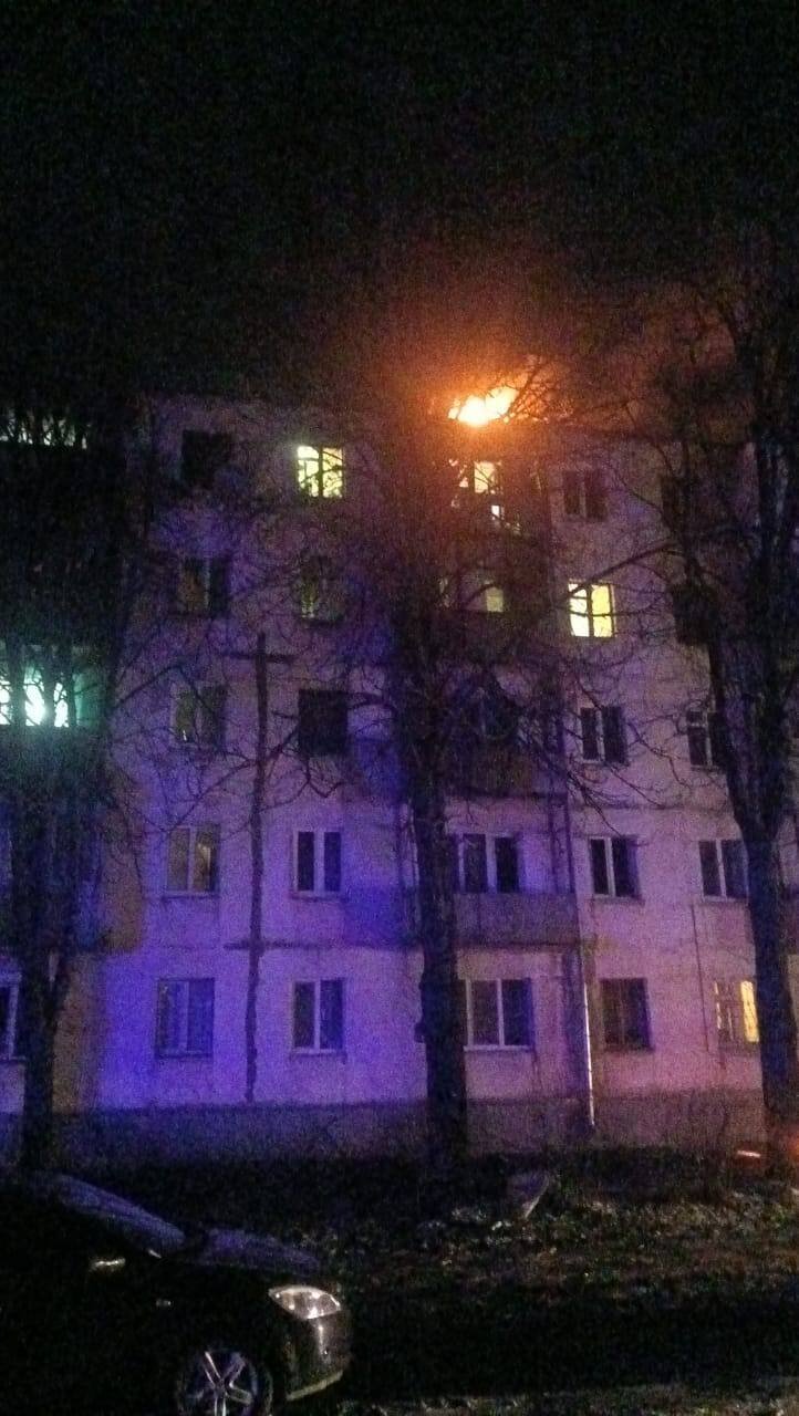Наслідки падіння шахеду у Харкові