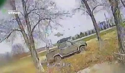 Бійці ДПСУ уразили три транспортні засоби противника