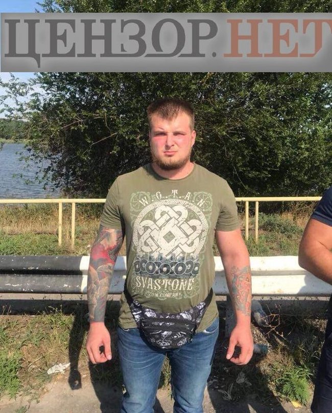 Фото чотирьох затриманих підозрюваних у вбивстві Олешка (Сармата) 01
