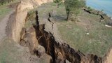 Километровый оползень произошел на Одесчине. ВИДЕО+ФОТОрепортаж