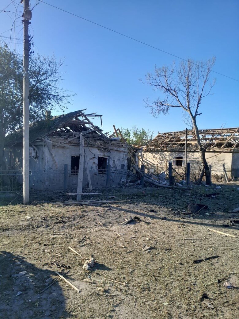 Наслідки обстрілу Білозерки