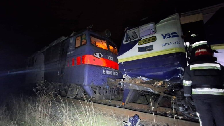 Аварія на залізниці у Львові