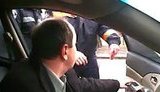 Харцызский инспектор ГАИ Петренко напал на водителя: "Заведу в подъезд и забью на х#й, зал#па ты с ушами". ВИДЕО.