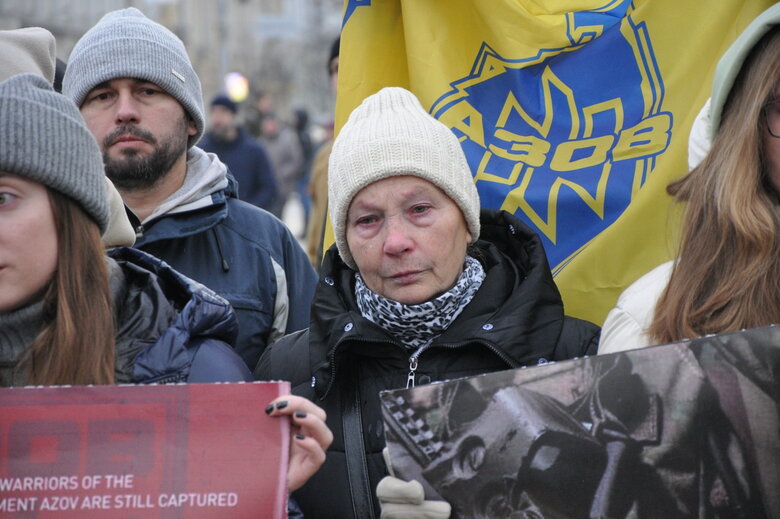 Action AZOV Regiment: Christmas in captivity took place in center of Kyiv 46