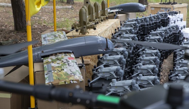 FPV, бомбардировщики, Mavic: Столица передала 12-му армейскому корпусу еще более 1600 дронов, - Кличко. ФОТО