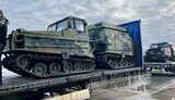 Всюдиходи-амфібії Bandvagn 202 від посольства України в Латвії