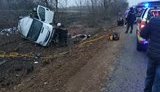 ДТП з участю пасажирського мікроавтобуса на Луганщині: 1 пасажир загинув, 7 осіб травмовано, - поліція. ФОТОрепортаж