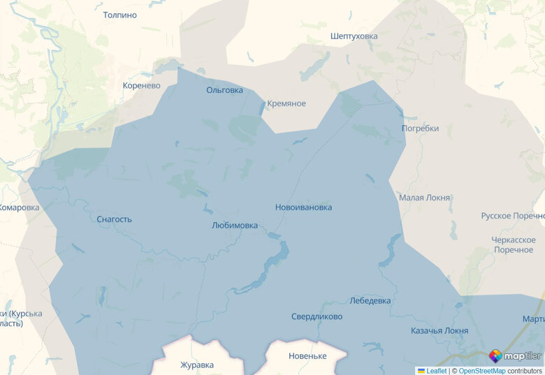 Росіяни зайшли в село Кореньово Курської області