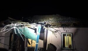 26 "Shaheds" destroyed in Cherkasy region: debris damaged houses. PHOTO