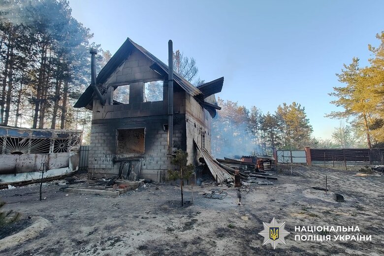 Consequences of shelling in Donetsk region on 2 May