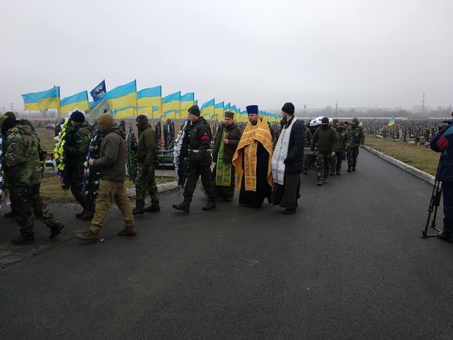 Воїна Нацгвардії Сергія Михальчука, який загинув на Донбасі, поховали в Харкові 01