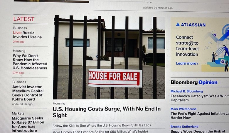 Ми готуємо заголовки для багатьох сценаріїв, - агентство Bloomberg помилково написало про початок російського вторгнення в Україну 01 Ми готуємо заголовки для багатьох сценаріїв, - агентство Bloomberg помилково написало про початок російського вторгнення в Україну 01