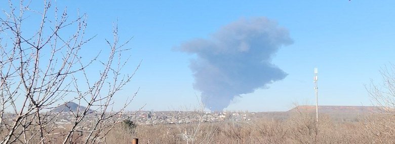 Атака дронів на Новошахтинський завод нафтопродуктів