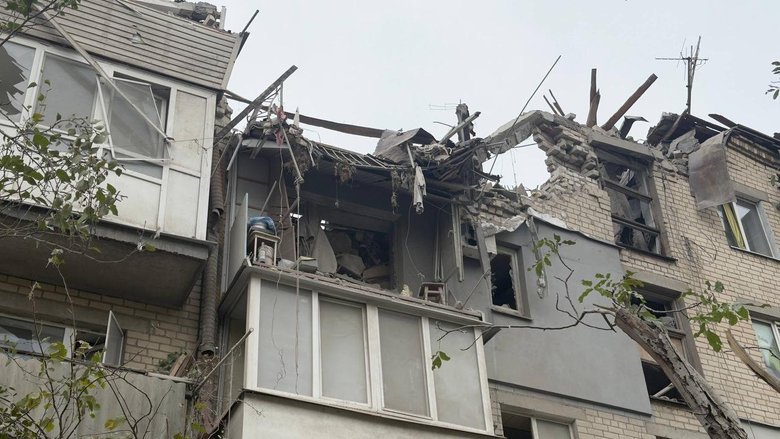 Наслідки удару по Херсону