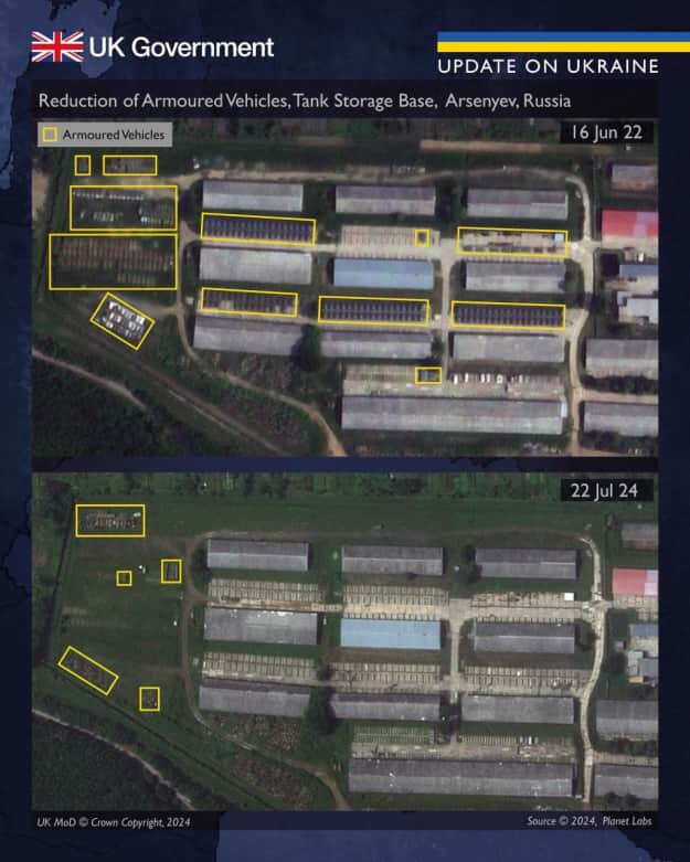 Розвідка Британії: Росія втратила понад 3 тисячі основних танків з початку війни