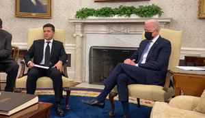 "Не знаю, чи виникла хімія", - Зеленський розповів про "чоловічу" розмову з Байденом і не "завжди сонячну атмосферу"