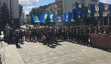 "Поговори з тими, кого ти вбив, х#йло!": Націоналісти пікетують ОП з вимогою арешту російської агентури в Україні та перекриття кордону з РФ. ФОТОрепортаж