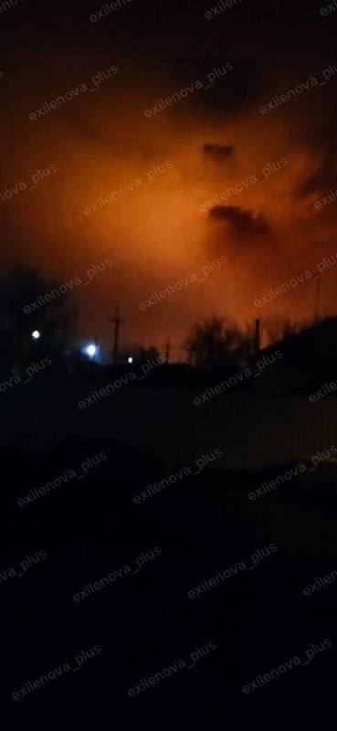 горить газовий завод в рф