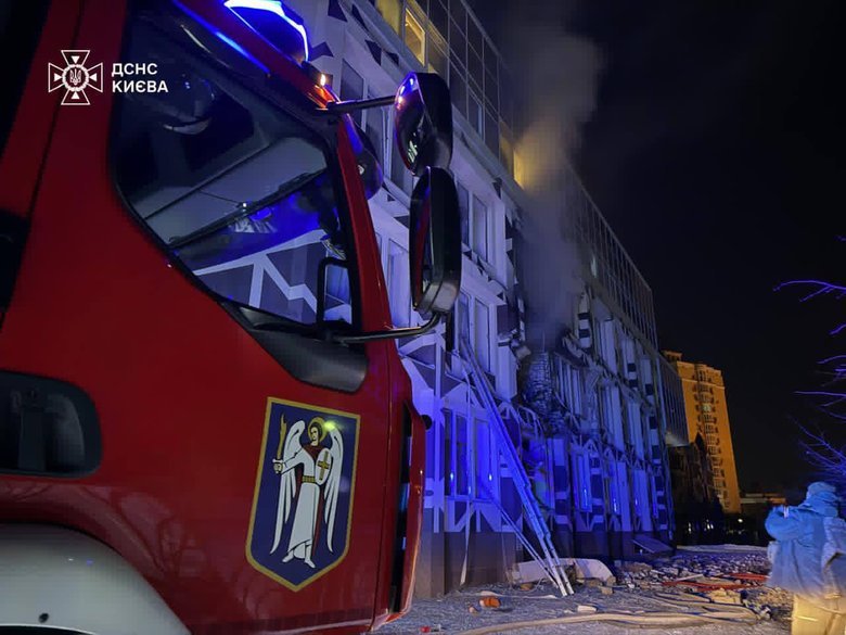 удар по больнице в Киеве