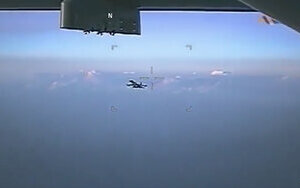 Russian plane performed provocative manoeuvres near French drone