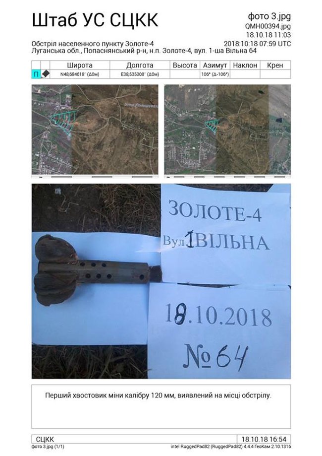 У СЦКК показали наслідки обстрілу терористами Золотого-4 03