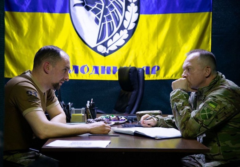 Сирський на фронті