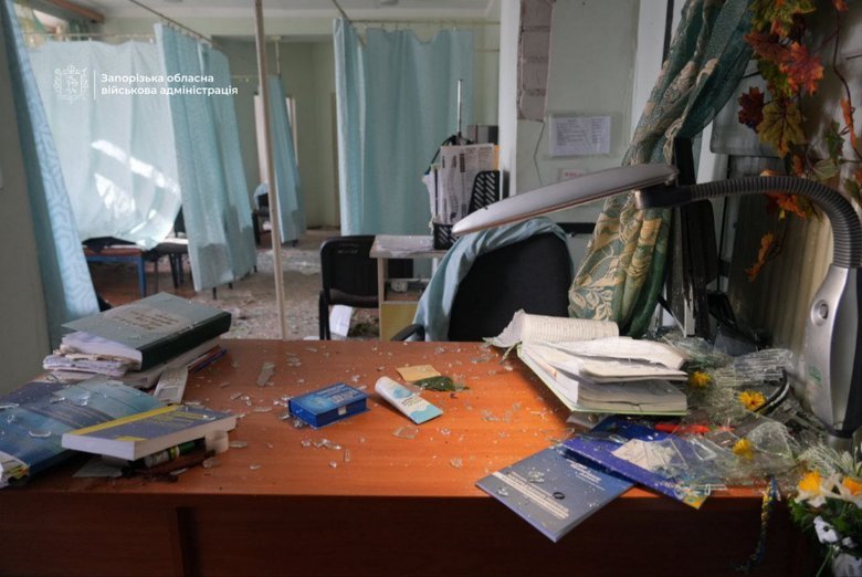 Удар РФ по пологовому будинку в Запоріжжі
