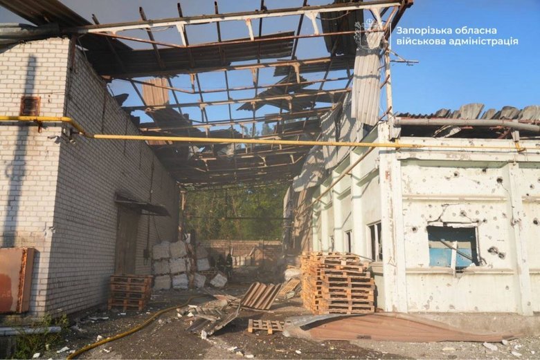 запоріжжя після обстрілу
