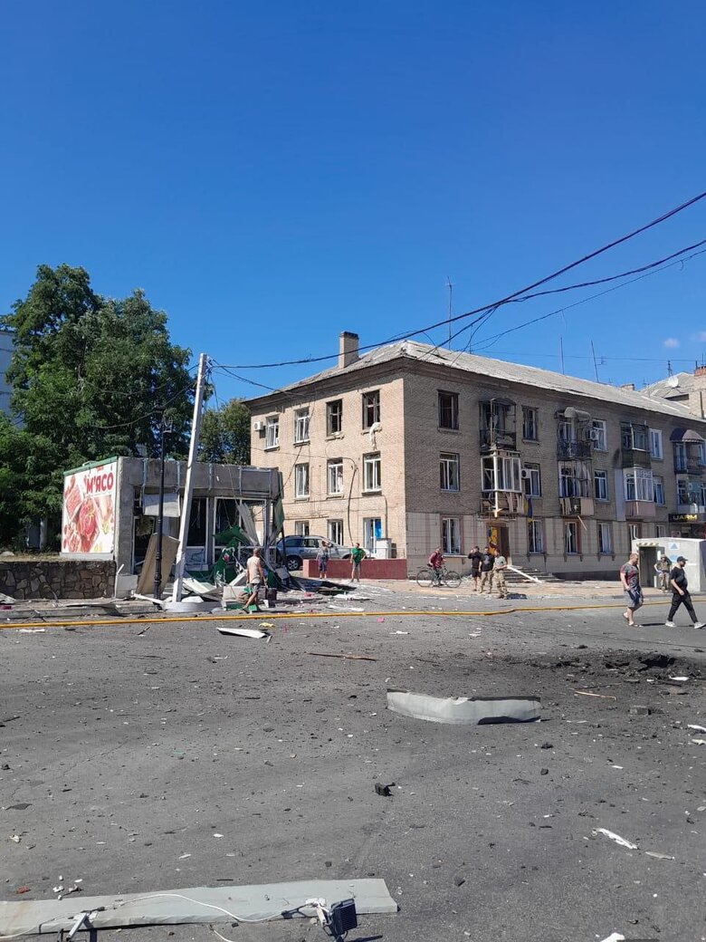 Druzhkivka after the shelling