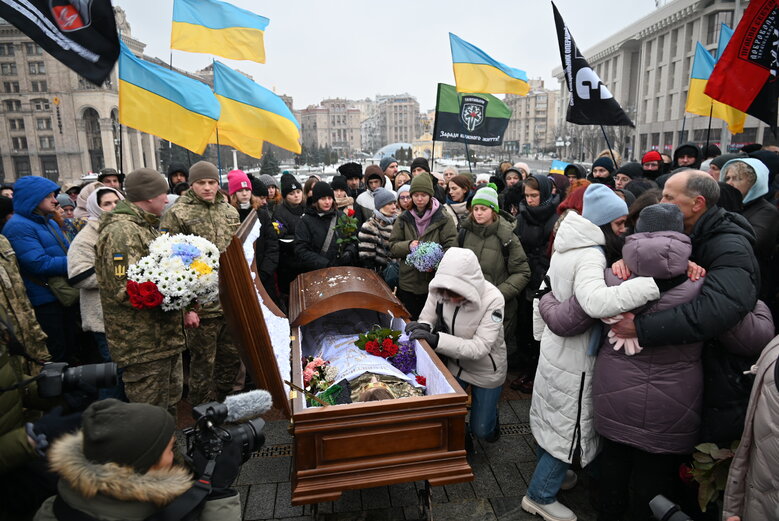 Farewell to warrior and poet Maksym Kryvtsov was held in Kyiv 19
