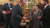 Спікер Парубій і глава комітету ВР у закордонних справах Гопко провели зустріч з грузинським патріархом Іллею II. ВІДЕО+ФОТОрепортаж