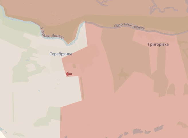 мапи DeepState Серебрянка