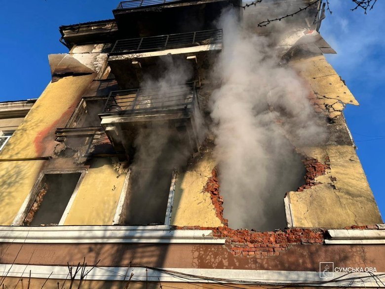 удар по Шостке