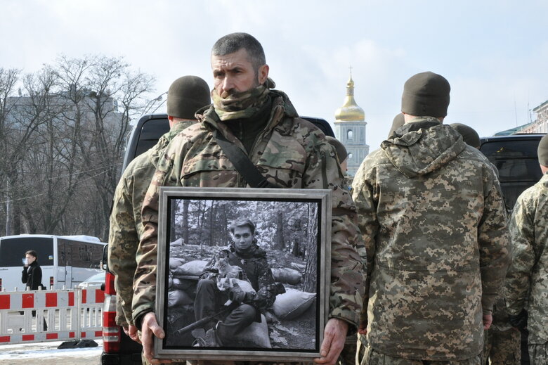 Із чотирма бійцями диверсійної групи Братства, які загинули на Брянщині в грудні 2022 року, попрощалися у Києві 28