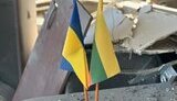 Наслідки російського обстрілу почесного консульства Литви у Херсоні