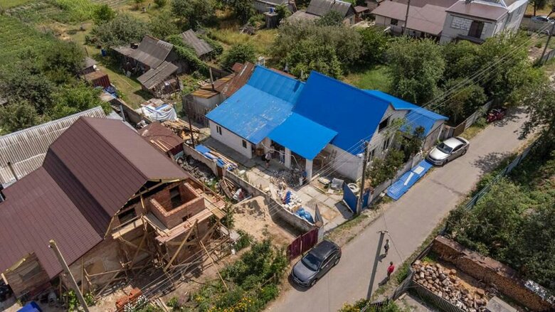 В селе Бузова в Киевской области началась программа восстановления жилья, пострадавшего от войны 08