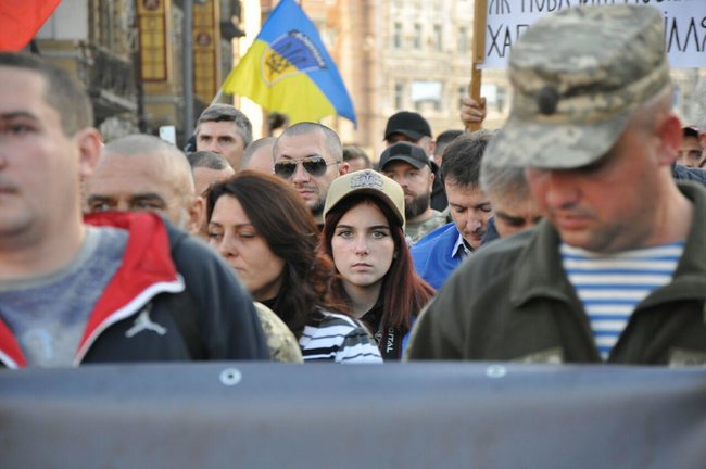 Марш сопротивления капитуляции проходит в Киеве 23