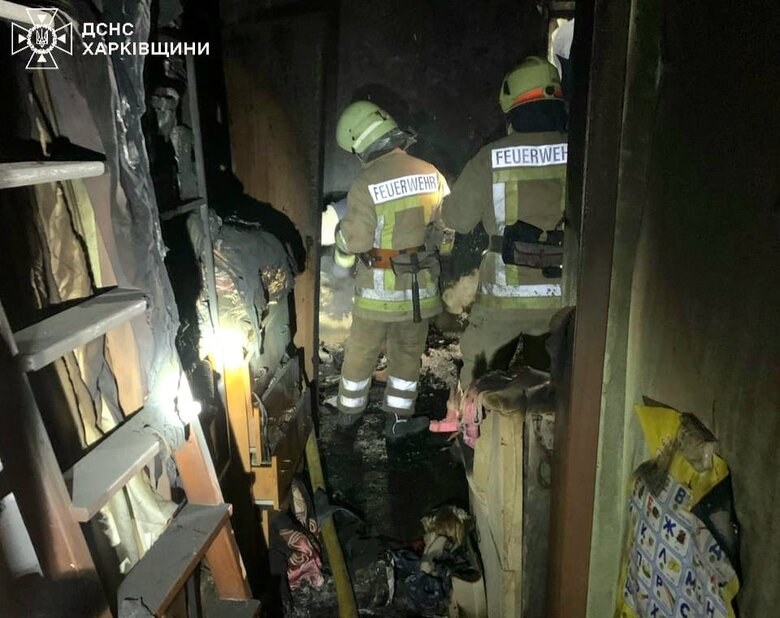 В пожежі на Харківщині загинули 2 людини